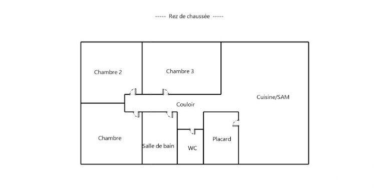 Maison - 96 m² - 4 pièces