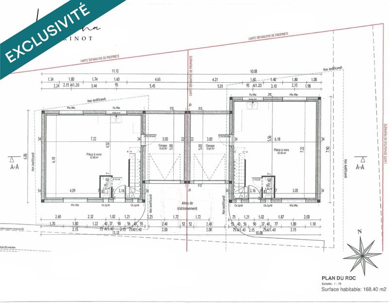 Maison - 170 m² - 8 pièces