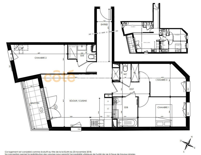 Appartement - 4 pièces