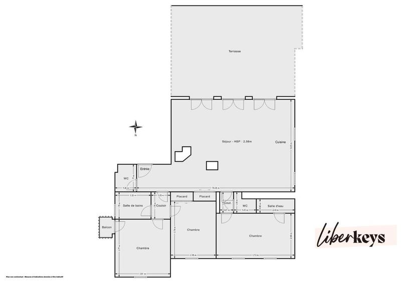 Appartement - 105 m² - 4 pièces