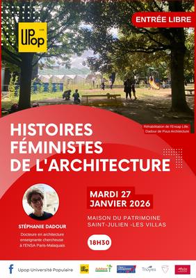 Conférence " Histoires féministes de l'architecture"