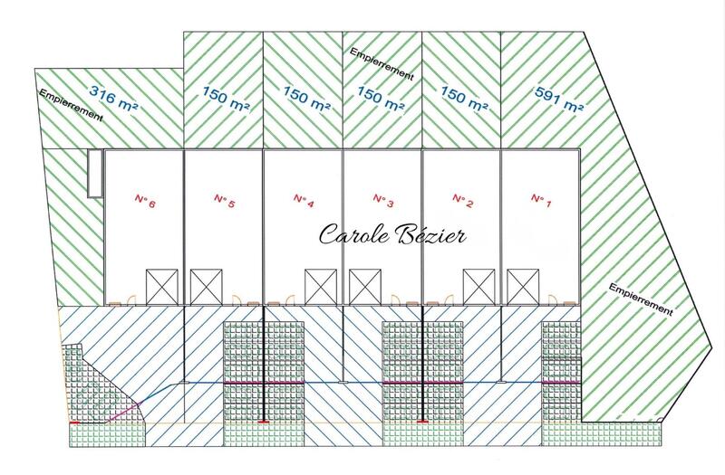 Bureau - 255 m² - 2 pièces