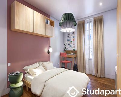 Chambre - 18 m² - 1 pièce