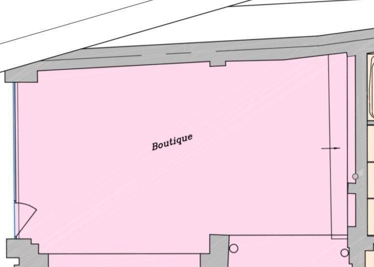 Magasins - 40 m² - 1 pièce