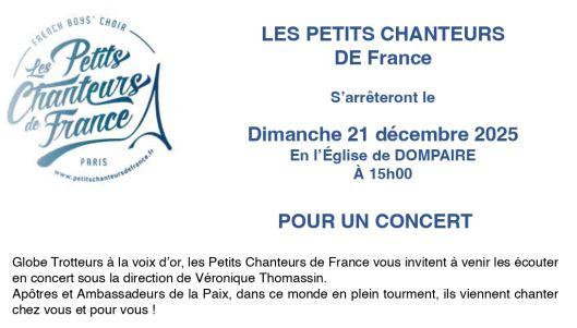 Concert de Noël - les Petits Chanteurs de France