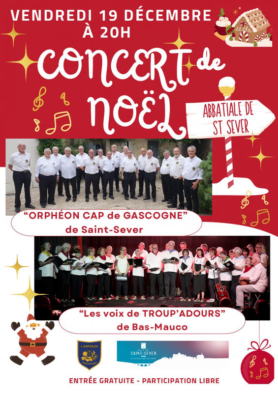 Concert de Noël de l'Orphéon Cap de Gascogne