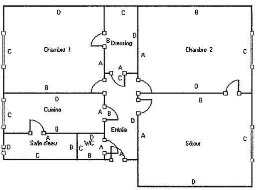 Appartement - 57 m² - 3 pièces