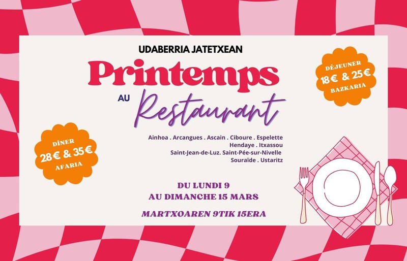 Printemps au Restaurant