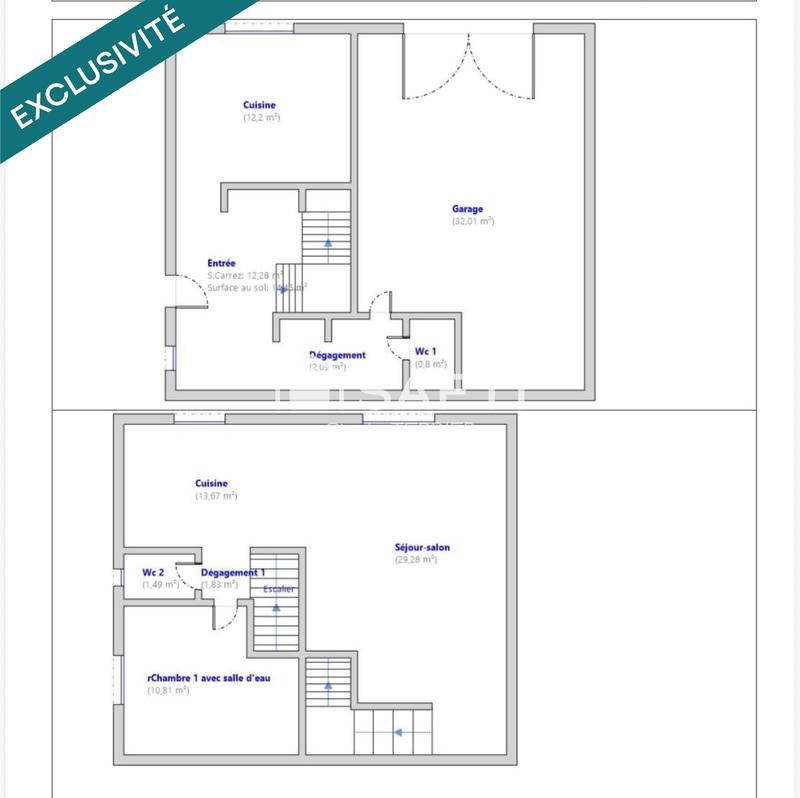 Maison - 180 m² - 6 pièces