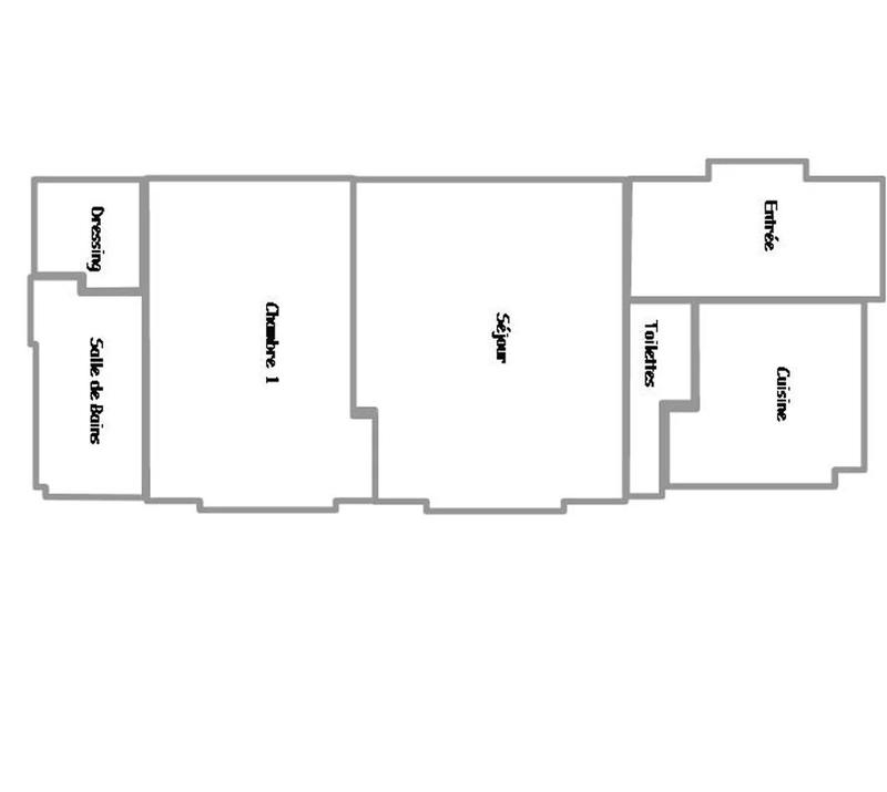 Appartement - 47 m² - 2 pièces