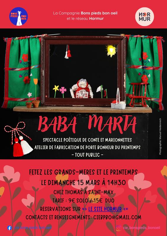 Spectacle et atelier - Conte, marionnettes et fabrication de porte bonheur du printemps