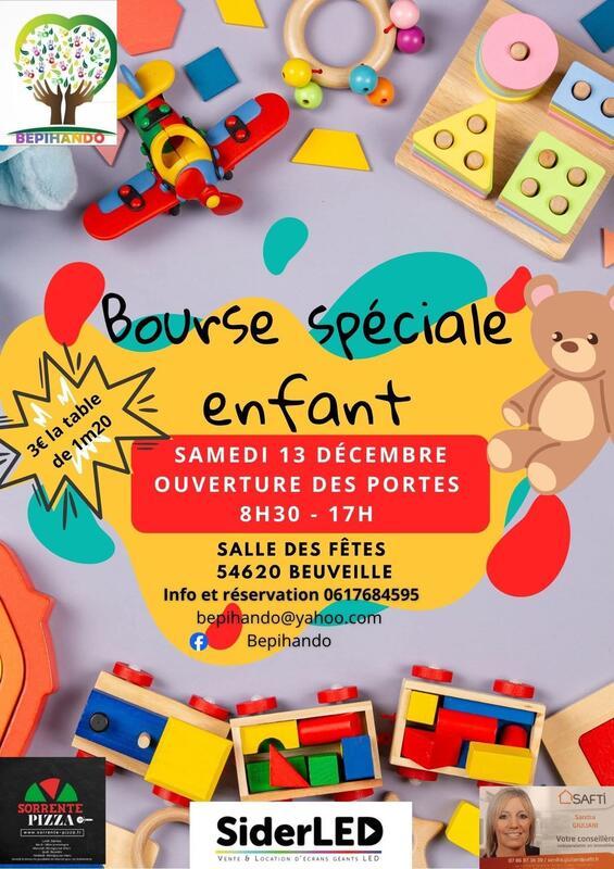 Bourse spéciale enfant