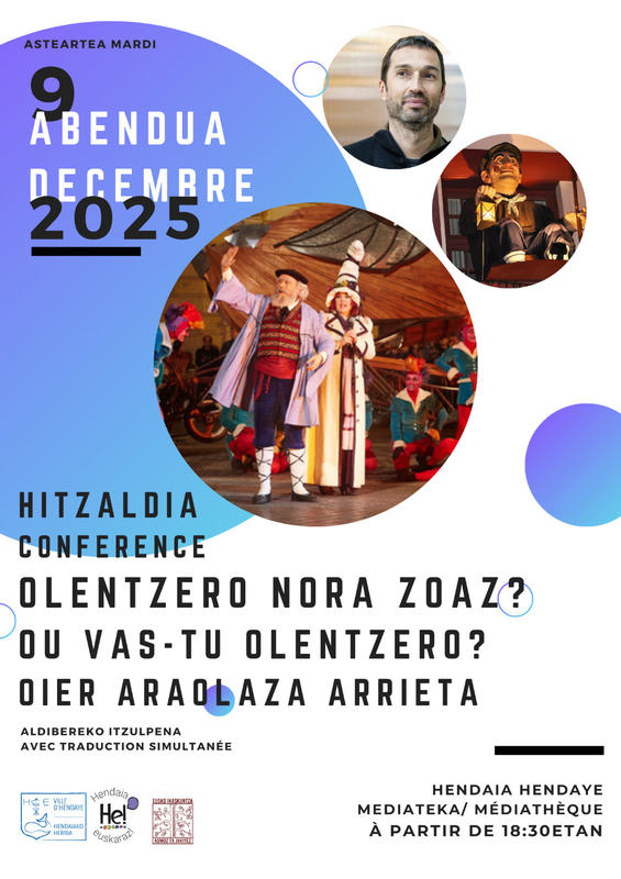 Conférence en euskara : Olentzero, nora zoaz?” (Olentzero, où vas-tu ?)