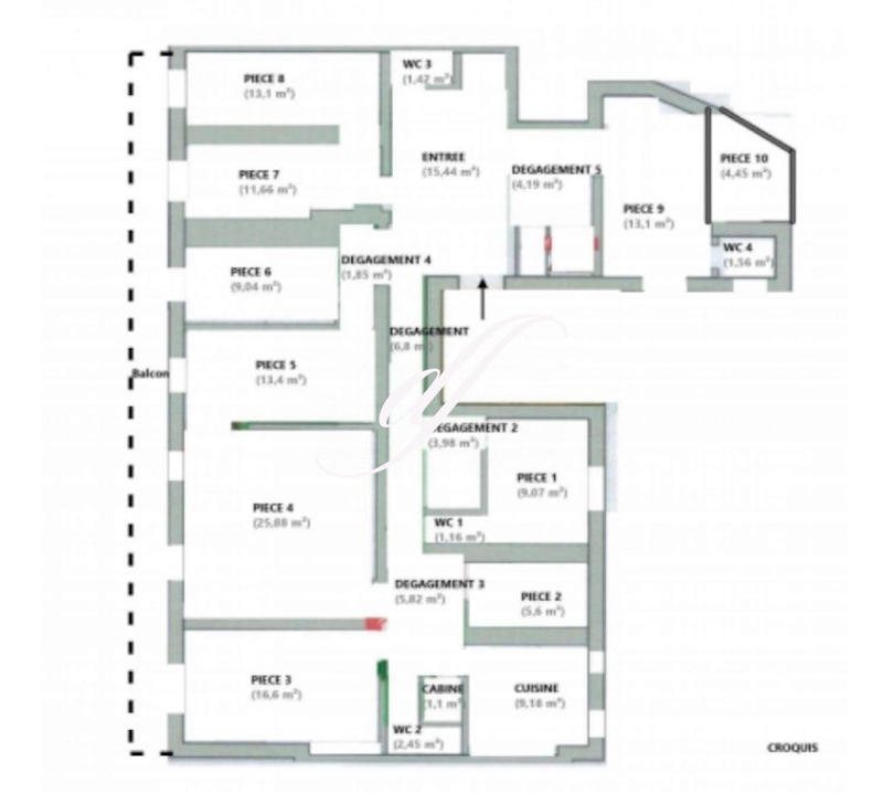 Local commercial - 178 m² - 9 pièces