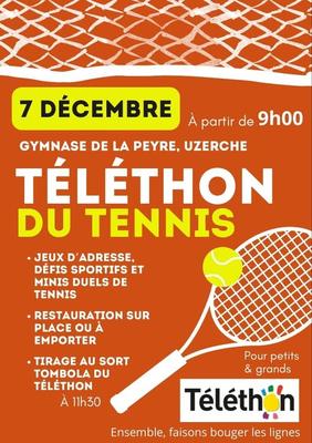 Téléthon du Tennis à Uzerche