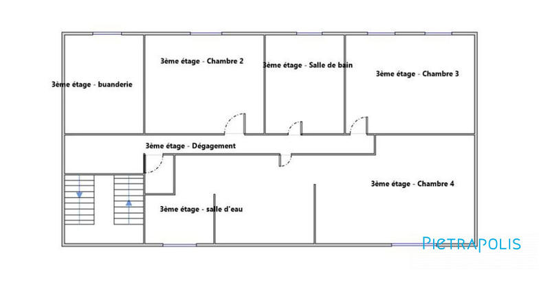 Duplex - 160 m² - 5 pièces