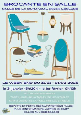 4ème brocante en salle