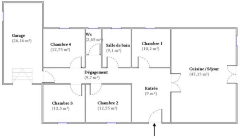 Maison - 126 m² - 5 pièces