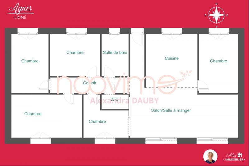 Maison - 115 m² - 6 pièces