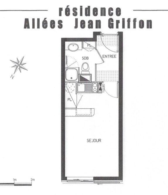 Appartement - 23 m² - 1 pièce