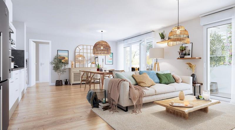 Appartement - 65 m² - 3 pièces