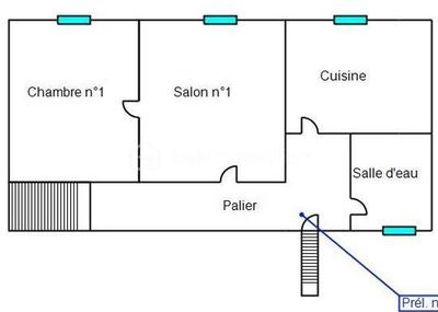 Maison ancienne - 128 m² - 3 pièces