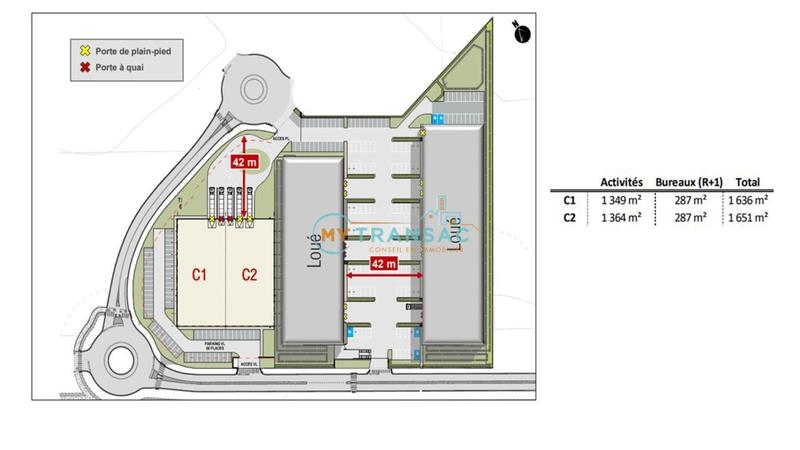 Entrepôt - 1 651 m²