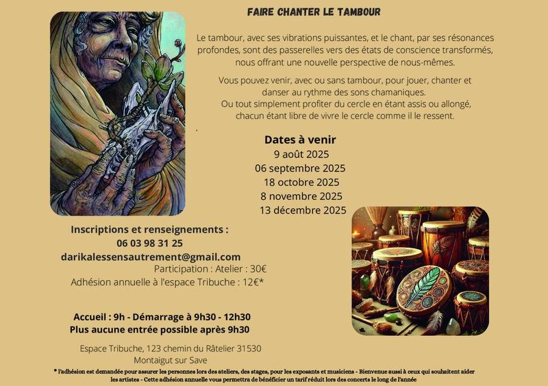 Ateliers de Tambour Chantant Chamanique