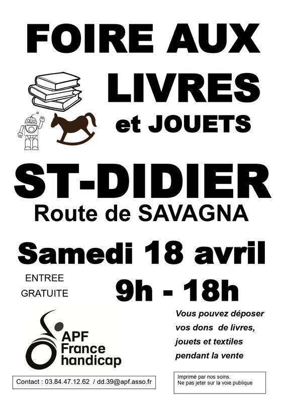 Foire aux livres, jouets et jeux