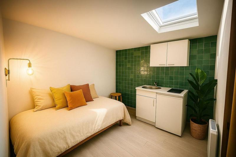 Appartement - 7 m² - 1 pièce