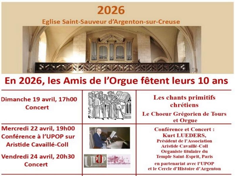 Concert par le Choeur Grégorien de Tours et Orgue