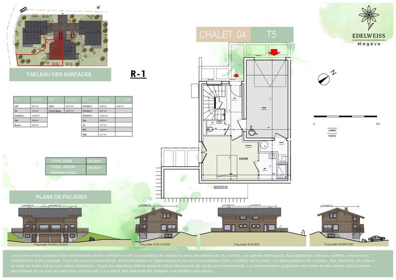 Châlet - 126 m² - 5 pièces