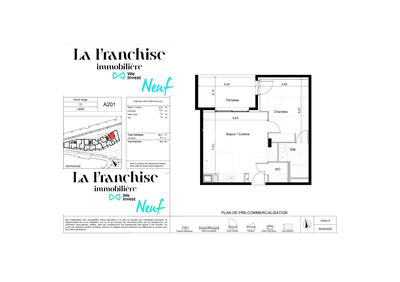 Appartement - 42 m² - 2 pièces