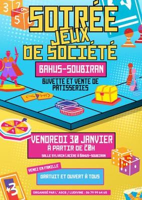 Soirée jeux de société