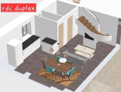 Appartement - 57 m² - 3 pièces