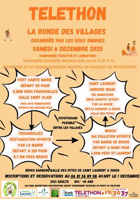 La Ronde des Villages Pour le Telethon
