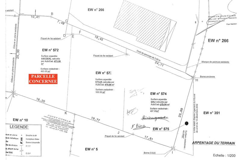 Terrain constructible - 493 m²