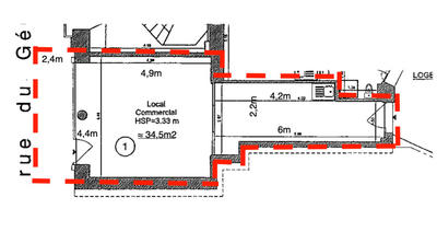 Local commercial - 35 m²