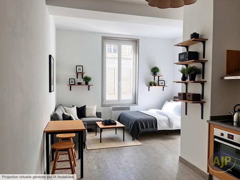 Appartement - 28 m² - 1 pièce