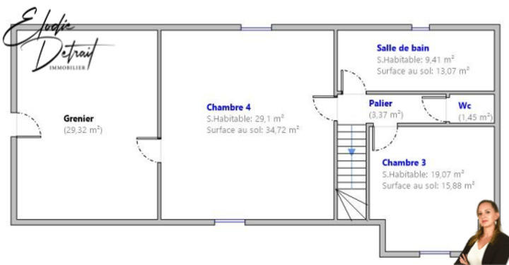 Maison - 147 m² - 7 pièces
