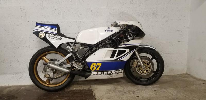 Yamaha Tzg 350 yamaha bleu 0350 B