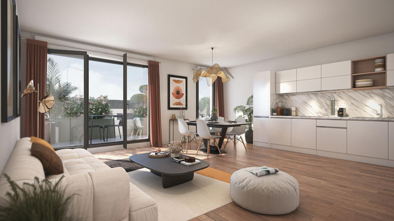 Appartement - 46 m² - 2 pièces