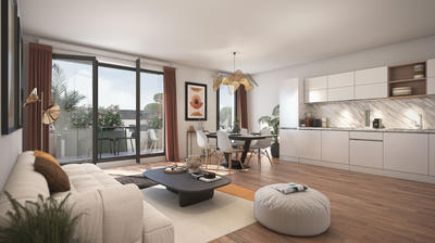 Appartement - 46 m² - 2 pièces