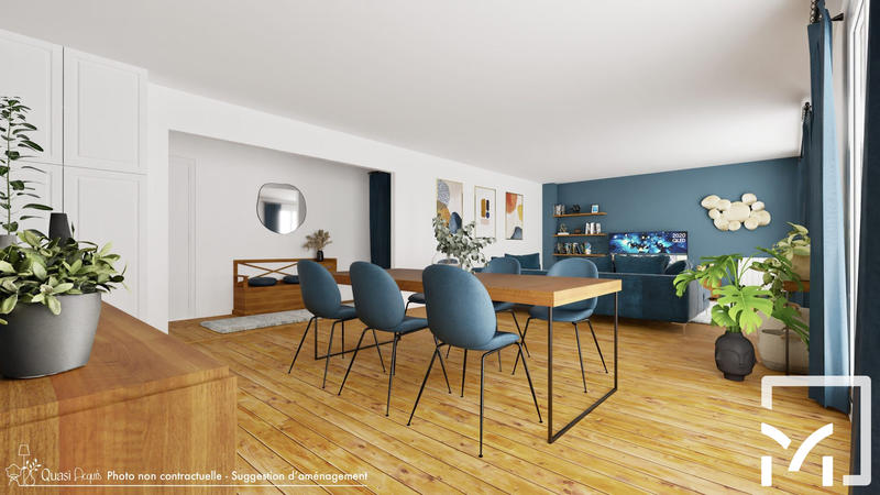 Appartement - 121 m² - 6 pièces