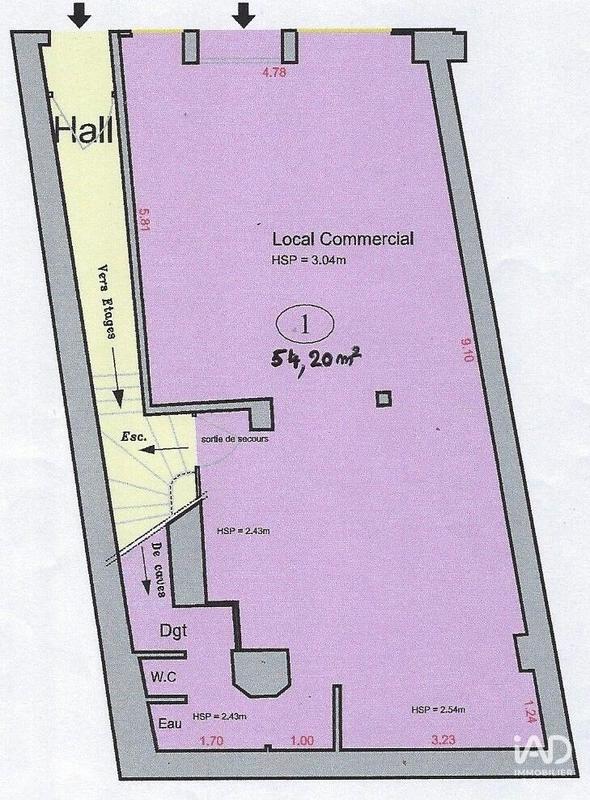 Local commercial - 69 m²