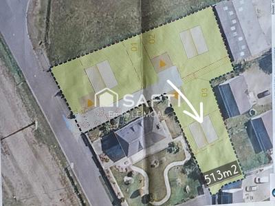 Terrain - 513 m²