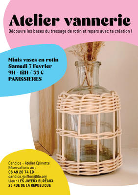 Atelier Vannerie - Mini Vase