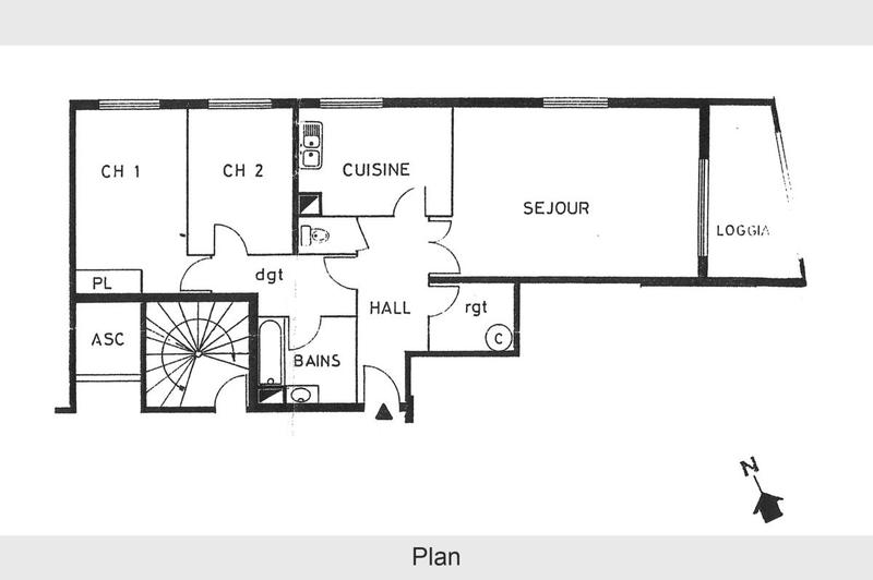 Appartement - 82 m² - 3 pièces