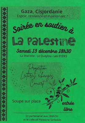 Soirée en soutien à la Palestine