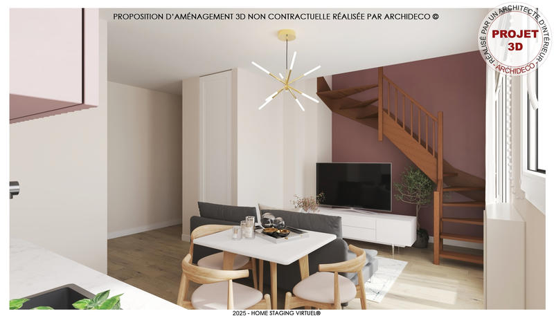 Appartement - 47 m² - 3 pièces